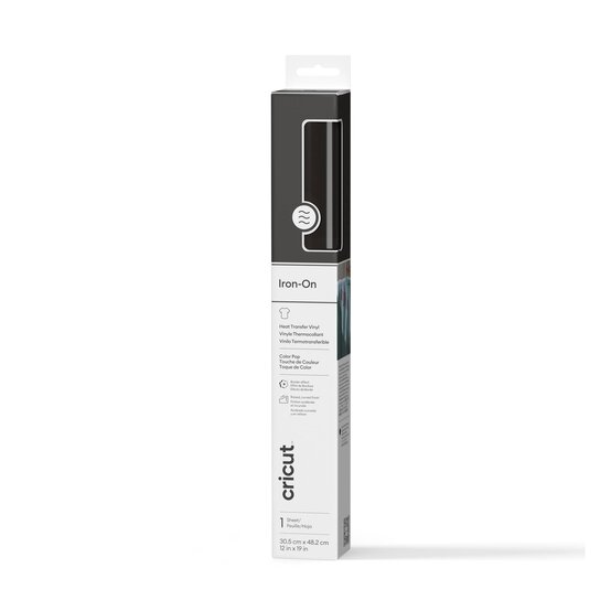 Cricut Black and White Colour Pop Iron-On 12 x 19 Inches image number 1