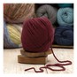 Heart-Shaped Wooden Yarn Holder 19cm  image number 2