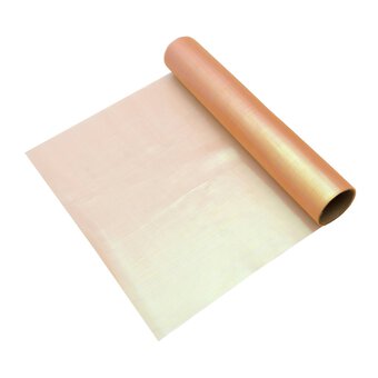 Orange Organza Fabric Roll 28cm x 2m