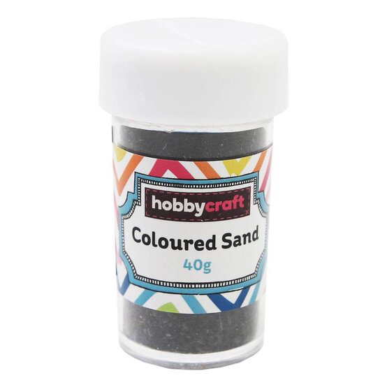 Black Coloured Sand 40g image number 1