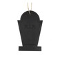 Black Hanging Tombstone Decoration 10cm  image number 3