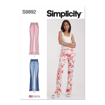 Simplicity Women's Trousers Sewing Pattern S9892 (Y5 18-26)