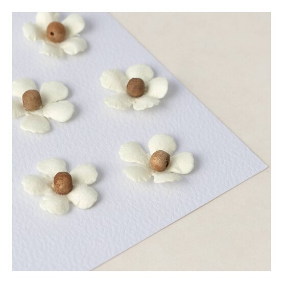 Handmade Ivory Pearl Georgia Flowers 15 Pack image number 2