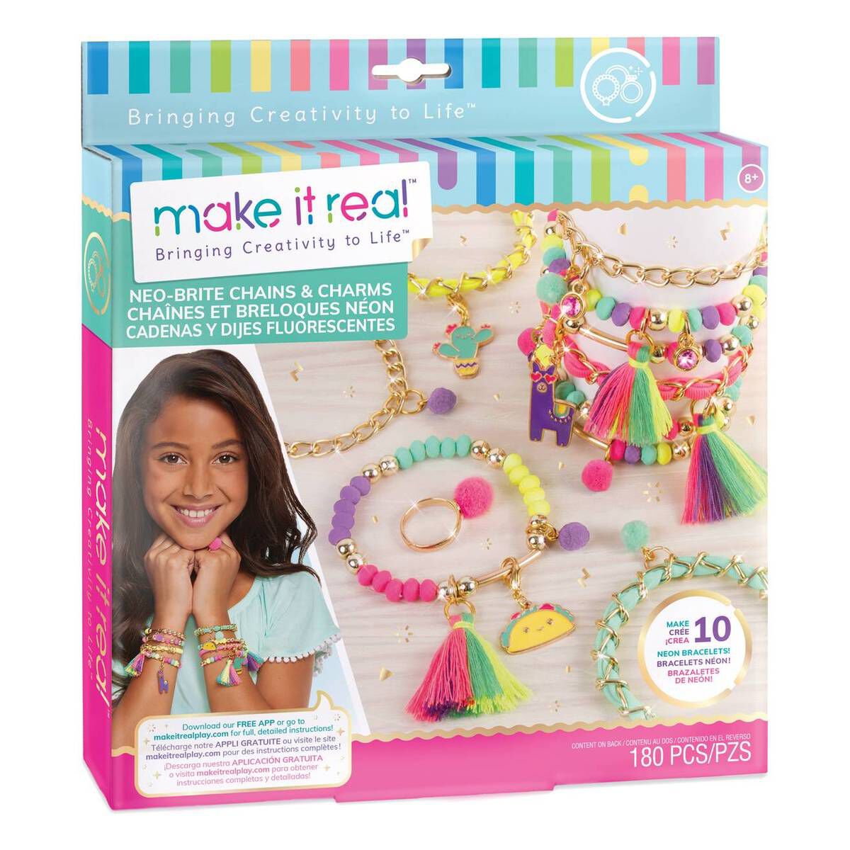Make It Real Neo-Brite Chains and Charms | Hobbycraft