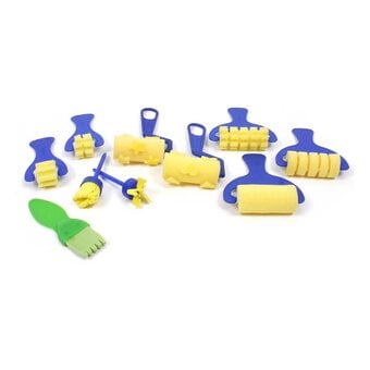 Foam Rollers and Brushes Set 10 Pack