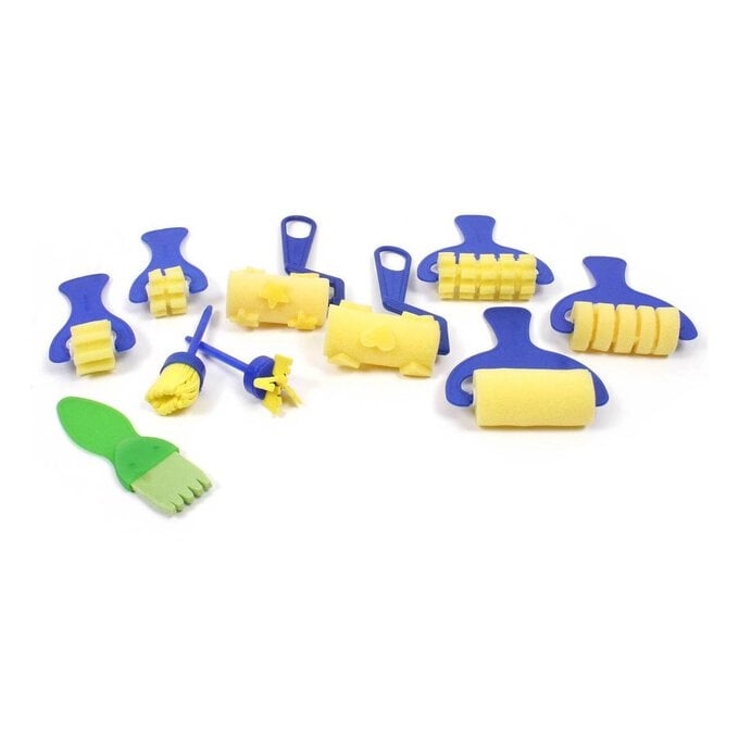 Foam Rollers and Brushes Set 10 Pack image number 1