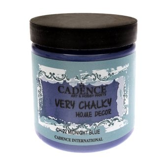 Cadence Midnight Blue Very Chalky Home D&eacute;cor Paint 500ml