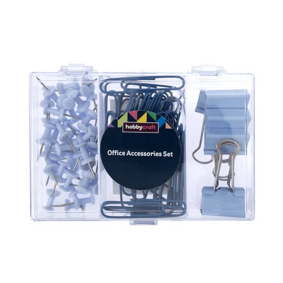 Blue Office Accessories Set image number 4