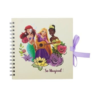Spiral Bound Disney Princess Scrapbook 8 x 8 Inches