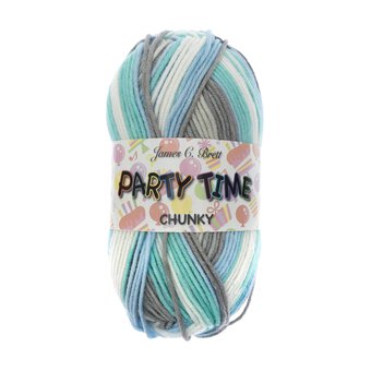 James C Brett Surf Party Time Chunky Yarn 100g