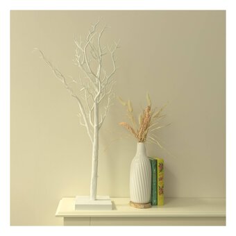Decorative White Twig Tree 76cm image number 2