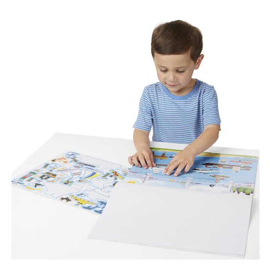 Melissa & Doug Vehicle Reusable Sticker Pad image number 4