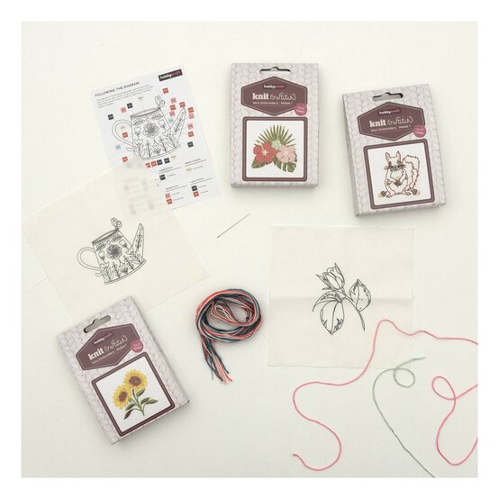 Squirrel Mini Embroidery Kit image number 3