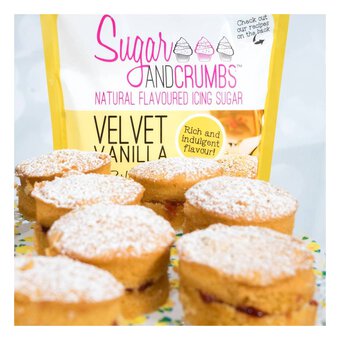 Sugar and Crumbs Velvet Vanilla Natural Flavoured Icing Sugar 500g