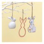 Hanging Ceramic Bunny Decoration 12 Pack Bundle image number 2