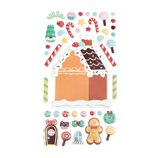 Gingerbread House Pop-Up Stickers image number 1