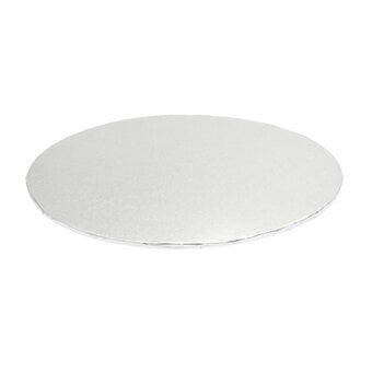Silver Round Double Thick Card Cake Board 10 Inches