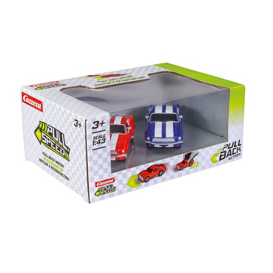 Carrera Pull Speed Mustang 67 2 Pack image number 1