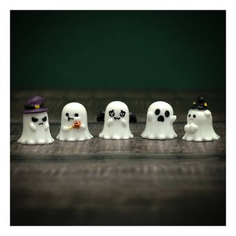Ghost Resin Decorations 5 Pack