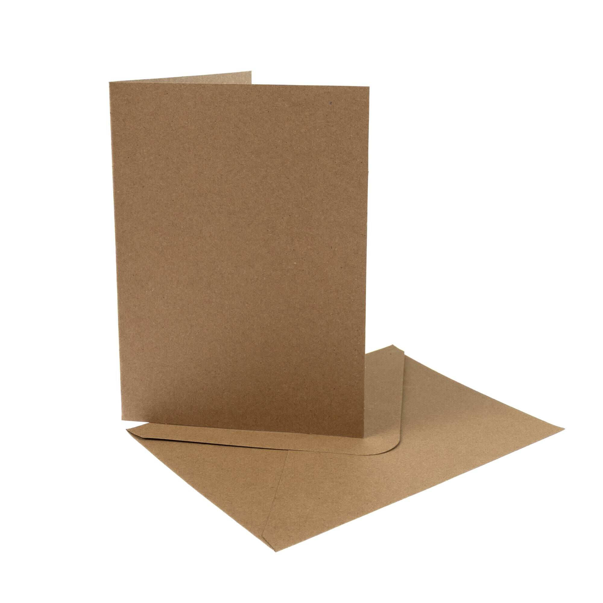 Kraft Cards 5 x 7 Inches 50 Pack | Hobbycraft