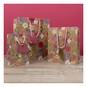 Kraft Floral Print Perfume Gift Bag 12cm x 20cm image number 2