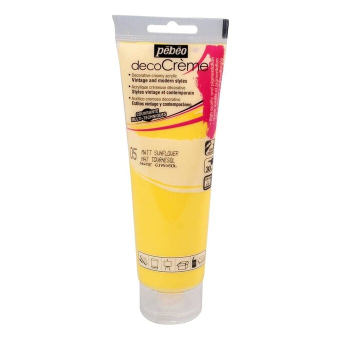 Pebeo Sunflower Deco Creme Paint 120ml image number 1