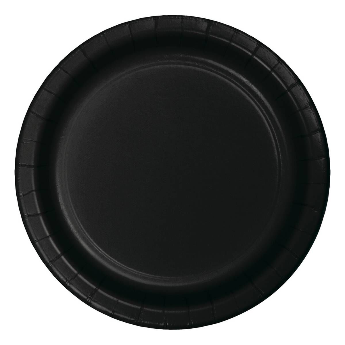 Black Velvet Paper Plates 8 Pack Hobbycraft
