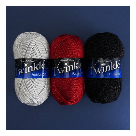 James C Brett Claret Twinkle DK Yarn 100g image number 4