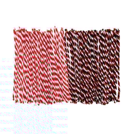 Christmas Twist Pipe Cleaners 100 Pack image number 1