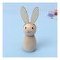 Wooden Bunny 9cm image number 1