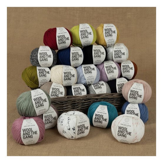 Wool and the Gang Ivory White Shiny Happy Cotton 100g image number 5