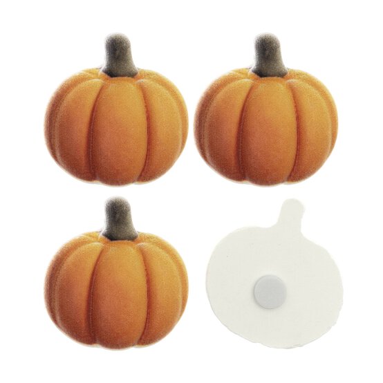 Clay Pumpkin Embellishments 4 Pack  image number 3