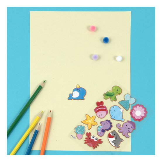 Sea Friend Puffy Stickers  image number 2