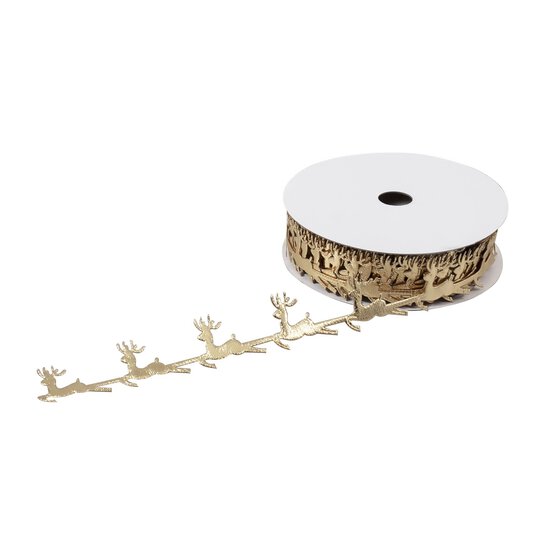 Gold Reindeer Trim 30mm x 3m  image number 1