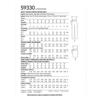 Simplicity Women's Dresses Sewing Pattern S9330 (H5 6-14)
