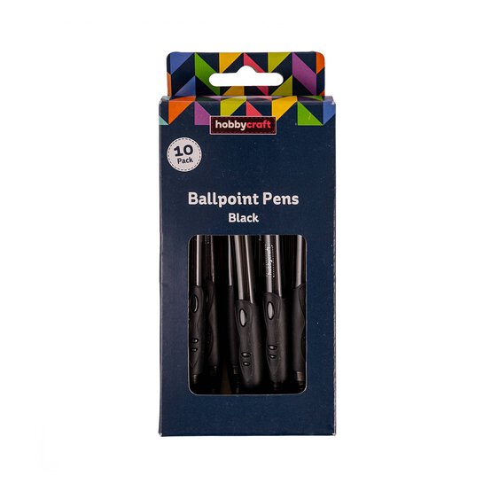 Black Ballpoint Pens 10 Pack image number 4