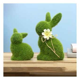 Faux Grass Bunny 10cm