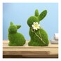 Faux Grass Bunny 10cm image number 2