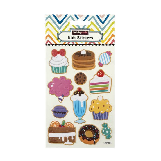 Cake Puffy Stickers  image number 4