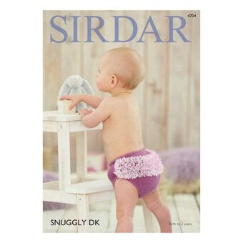 Sirdar Snuggly DK Nappy Covers Digital Pattern 4704