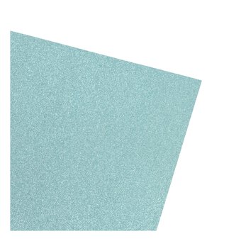 Sea Blue Glitter Card A4 16 Pack