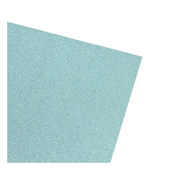 Sea Blue Glitter Card A4 16 Pack image number 2