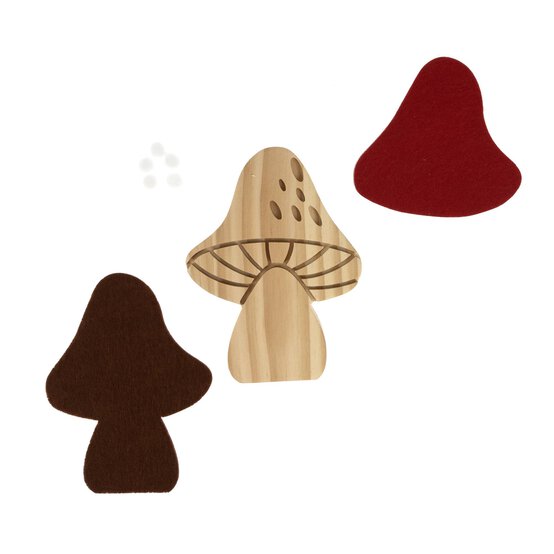 Paint Your Own Wooden Toadstool image number 4