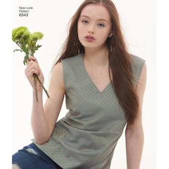 New Look Women's Top Sewing Pattern 6543 image number 4
