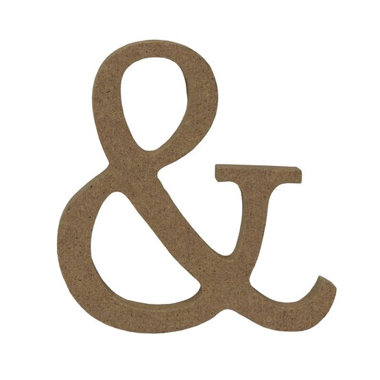 MDF Wooden Symbol & 8cm image number 2