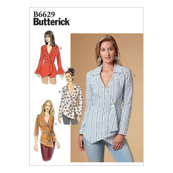 Butterick Women's Top  Sewing Pattern B6629 (E5 14-22)