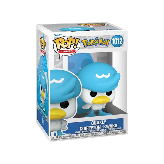 Funko POP Animation: Pok&eacute;mon Quaxly Figure image number 1