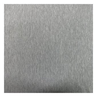 Grey Poly Viscose Ponte Roma Fabric by the Metre image number 2