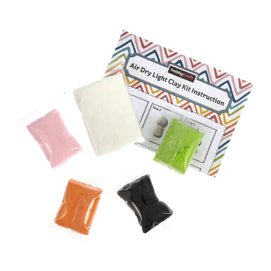 Cute Bunny Air Dry Light Clay Kit image number 2