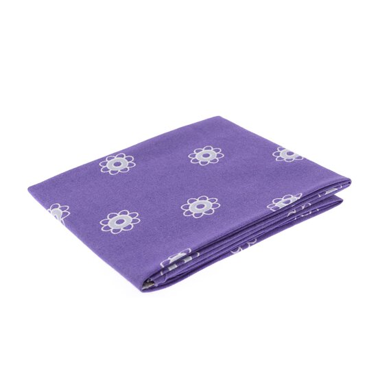 Purple Flower Single Cotton Fat Quarter image number 3